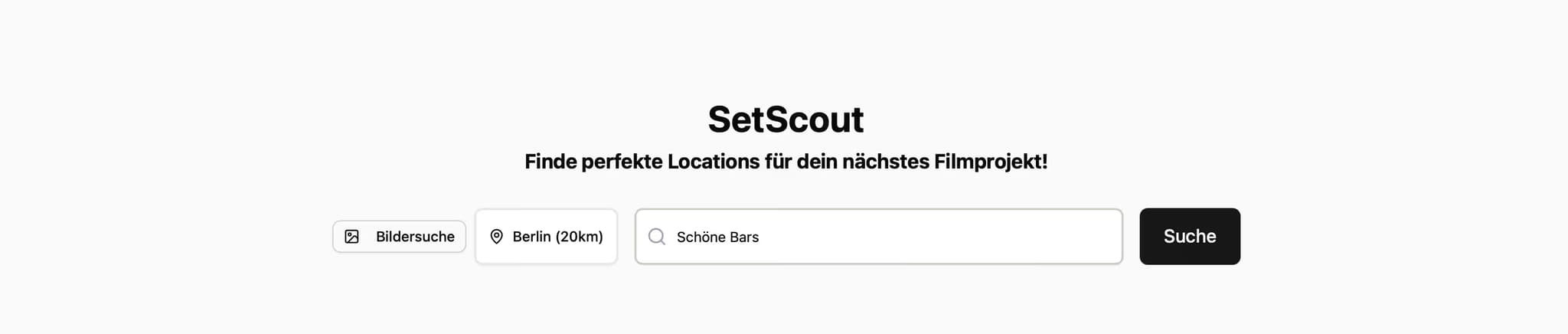 Automatische Stadtsuche als Standortfilter