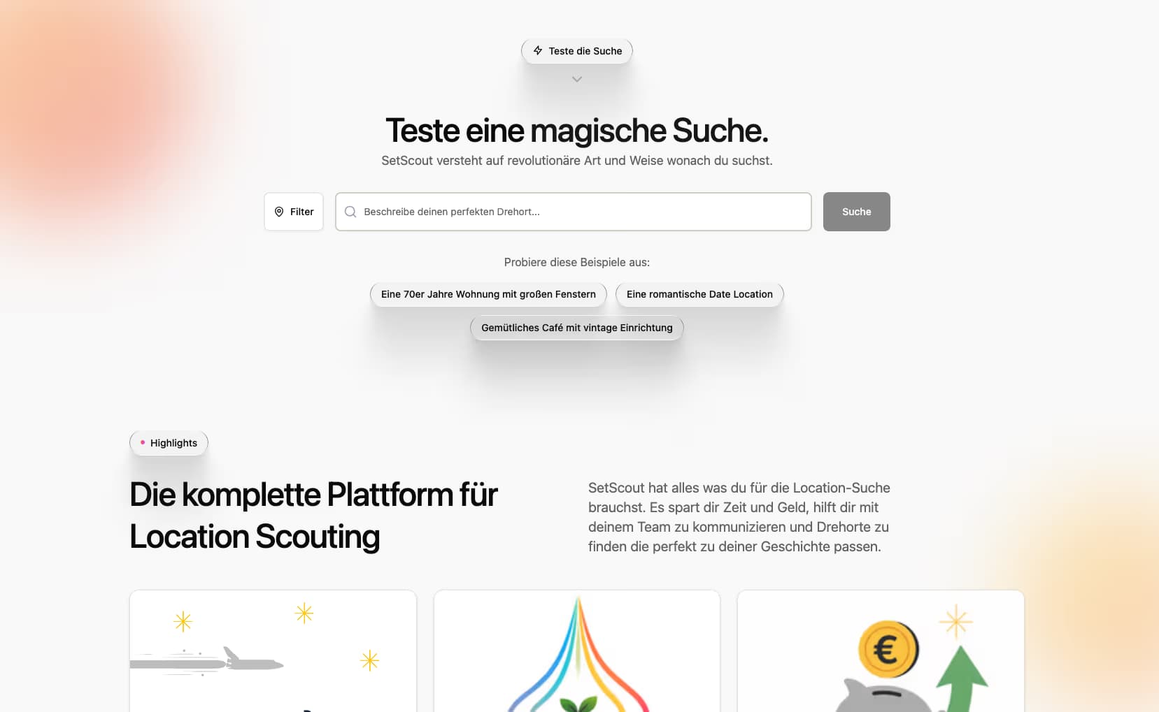 Redesign von Landingpage und Anwendung