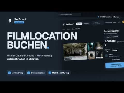 YouTube thumbnail for So buchst du eine Location auf SetScout