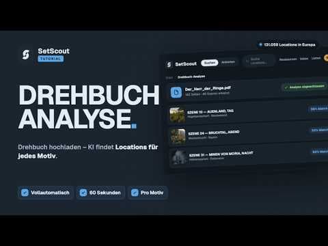YouTube thumbnail for Mit der Drehbuchanalyse alle Motive im Drehbuch in Minuten finden