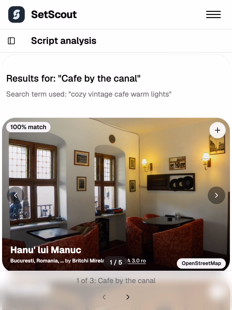 Script analysis screenshot